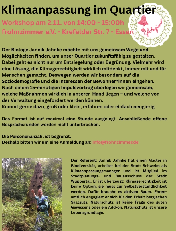 frohnzimmer e.V. klimaanpassung