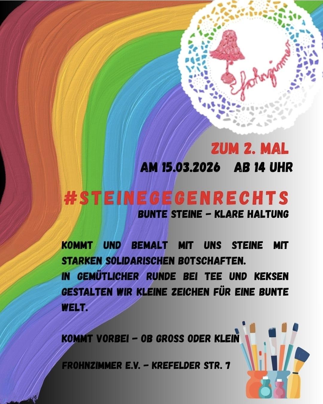 steine gegen rechts märz